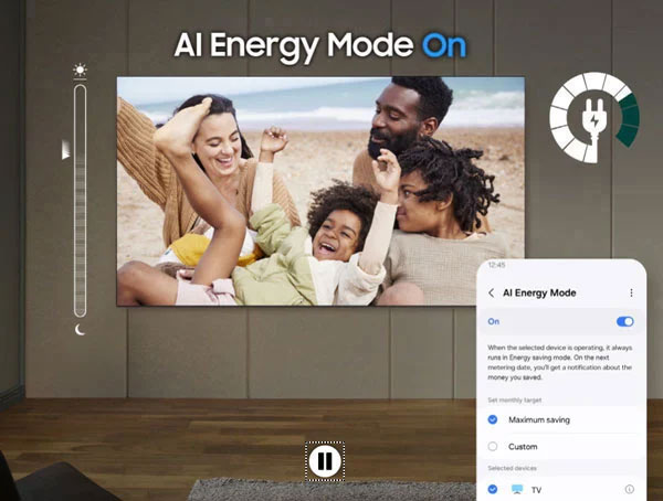 Tiết kiệm điện năng hơn với chế độ AI Energy