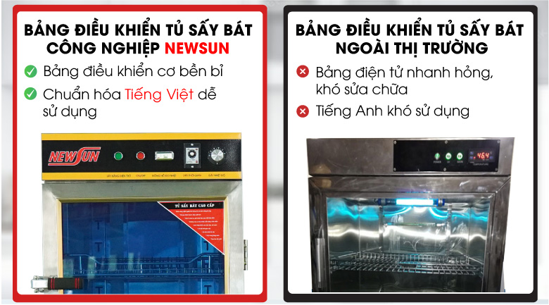 Máy sấy bát công nghiệp NewSun