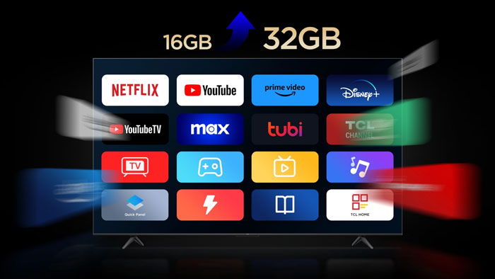 Bộ nhớ lớn 32GB