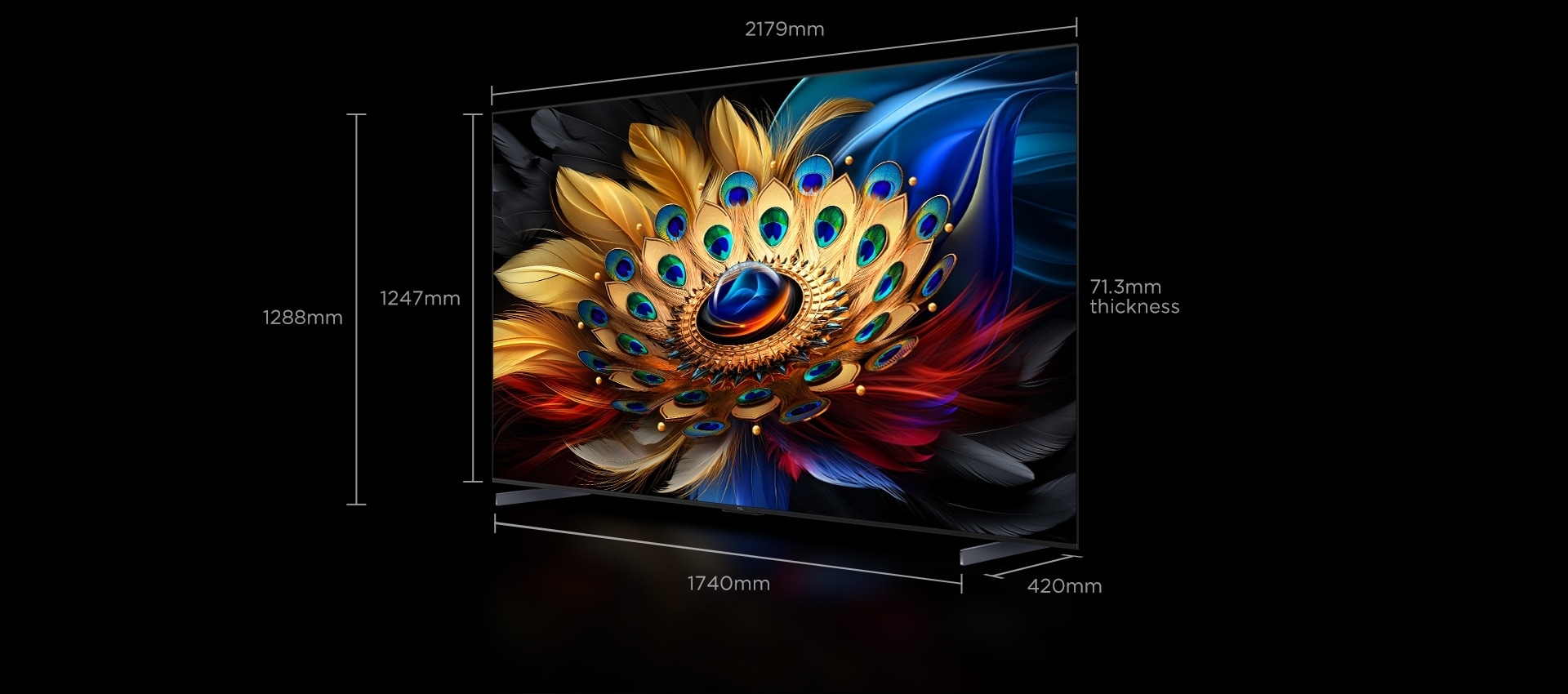 Google Tivi QLED TCL 4K 98 inch 98C69B