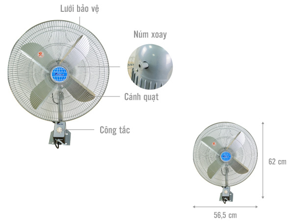 Quạt treo tường Ching Hai W9299