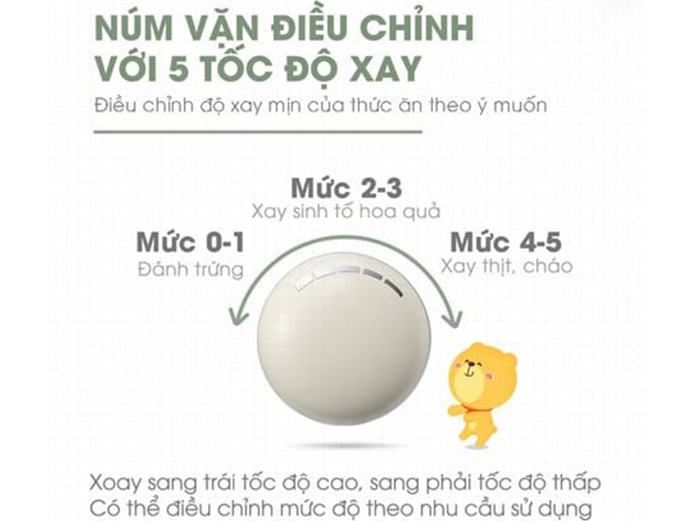 Máy xay cầm tay Bear