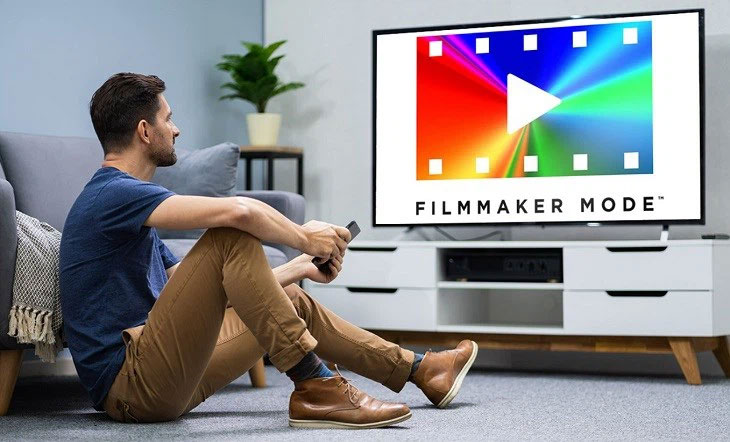 Chế độ Filmmaker Mode (FMM) cho trải nghiệm xem chân thực, đúng ý tưởng của nhà làm phim