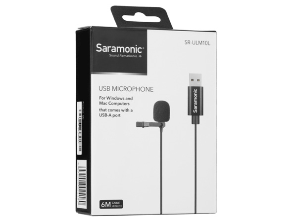 Microphone Saramonic Lavalier ULM10L dài 6m