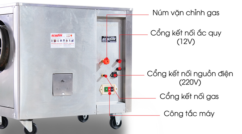 Máy rang hạt điều