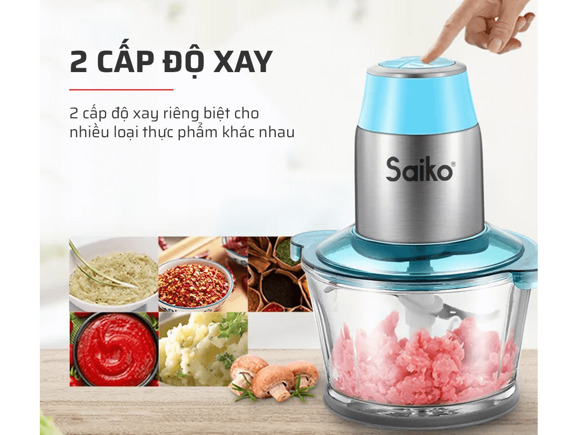 Máy xay thịt Saiko 