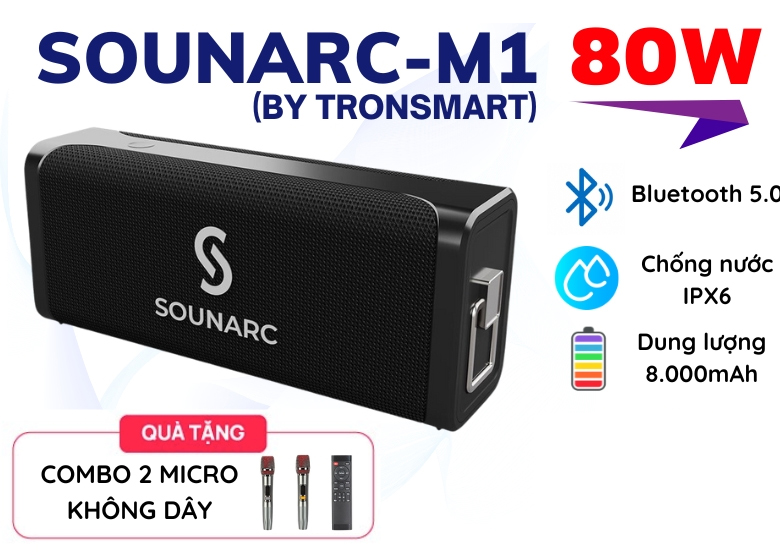 Loa Karaoke Bluetooth Tronsmart Sounarc M1
