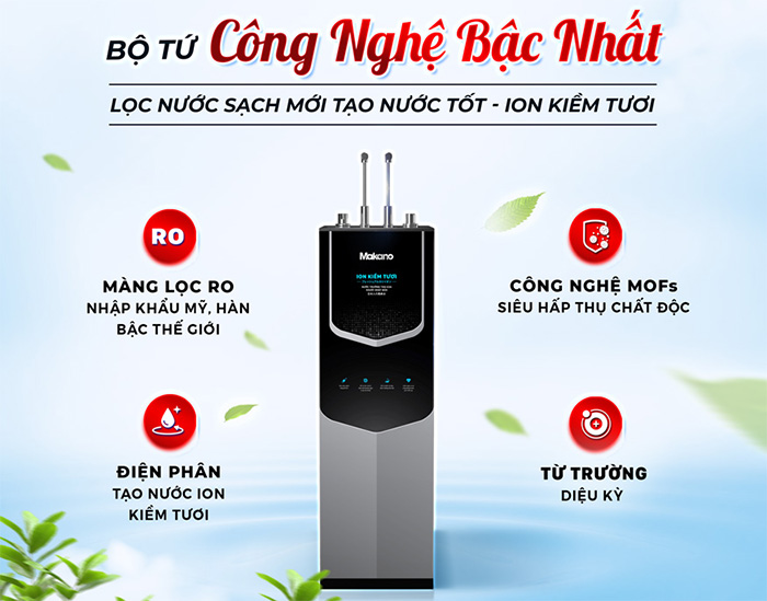 Máy lọc nước ion kiềm Maknao MN369