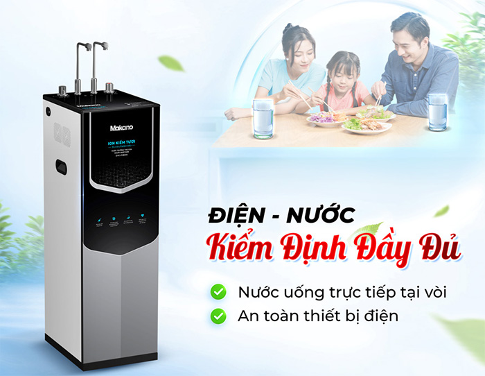 Máy lọc nước ion kiềm Maknao MN369