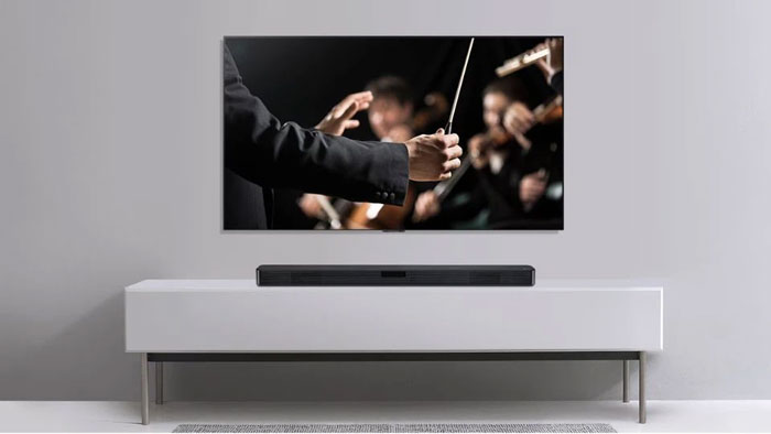 Công nghệ LG Sound Sync tạo nên chất âm mạnh mẽ 