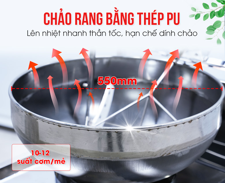 Máy rang cơm tự động cho nhà hàng