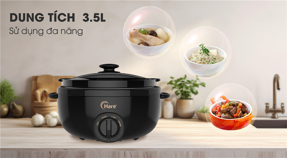 Nồi nấu chậm Hare HR-SC535 