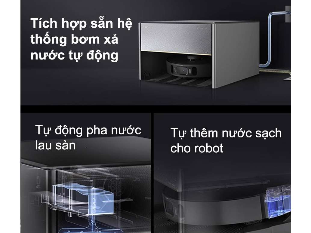 Robot hút bụi lau sàn 