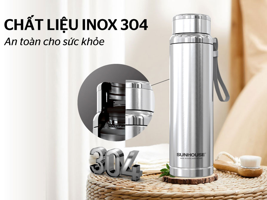 Bình giữ nhiệt Flexi Sunhouse KS-TU720FI