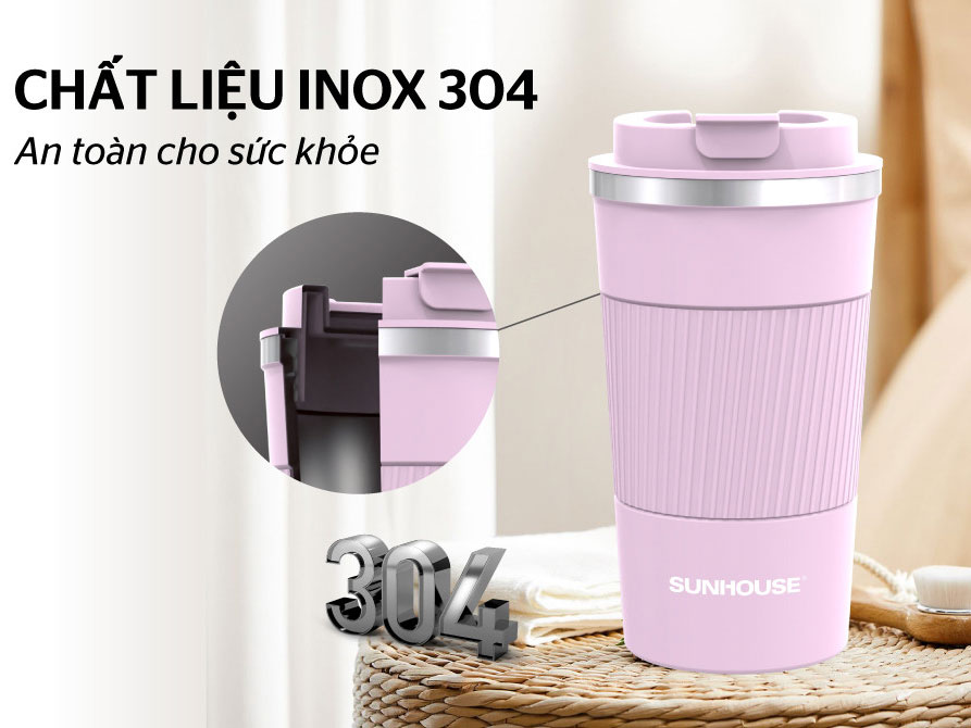 Cốc giữ nhiệt Snappy Sunhouse KS-TU500SP 