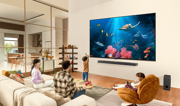 Smart tivi QNED LG 4K 50 inch 50QNED80TSA sở hữu thiết kế siêu mỏng 