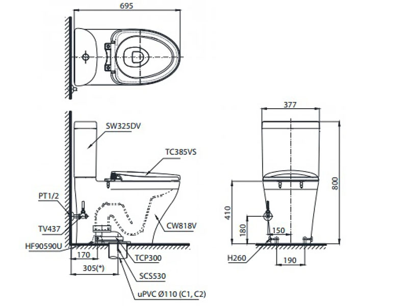 Toto CS818DT3