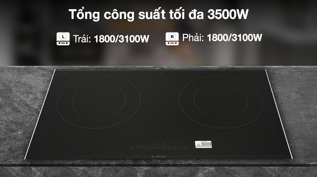 Bếp từ đôi lắp âm Bosch Series 8 PPI82566VN