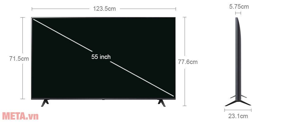 Smart Tivi LG 4K 55 inch 55UT8050PSB