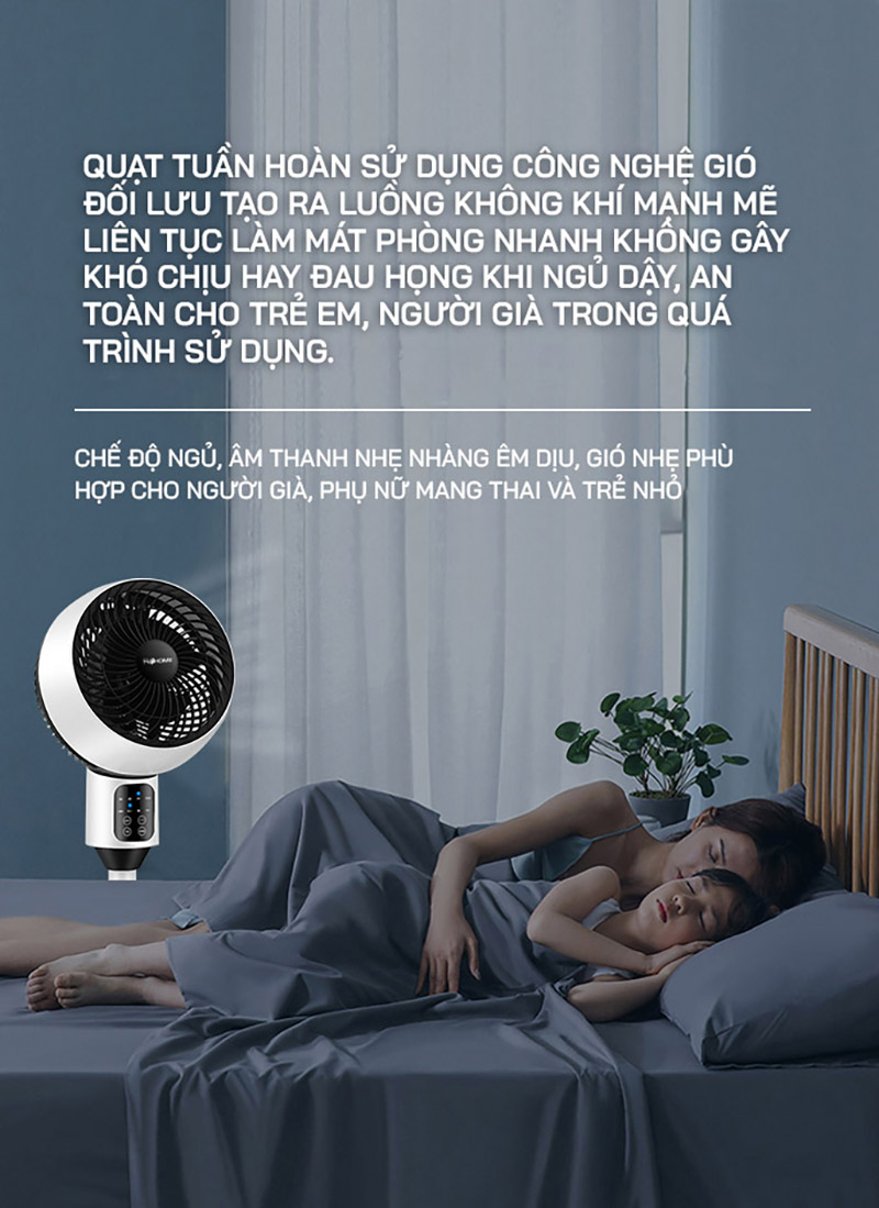 Quạt đối lưu Fujihome CF25R được tích hợp 3 chế độ hoạt động phù hợp với nhu cầu sử dụng khác nhau