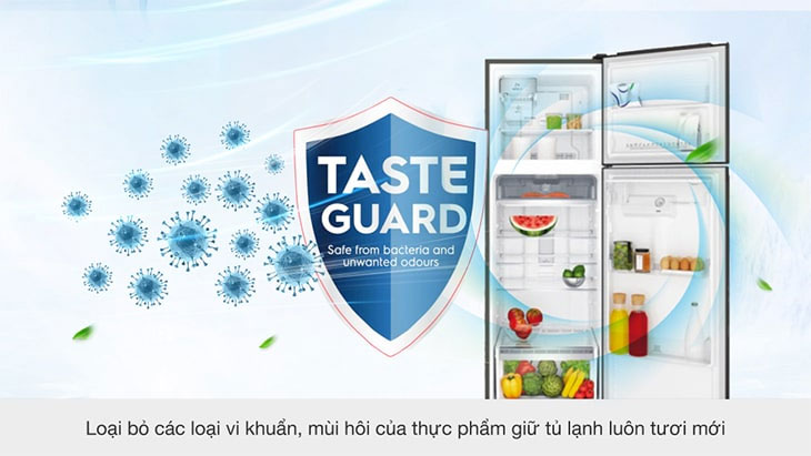 Kháng khuẩn khử mùi hiệu quả với công nghệ TasteGuard