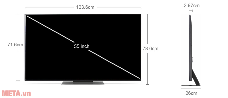 Smart Tivi QNED LG 4K 55 inch 55QNED86TSA