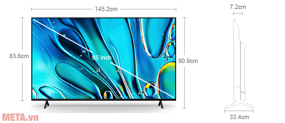 Google Tivi Sony 4K 65 inch K-65S30