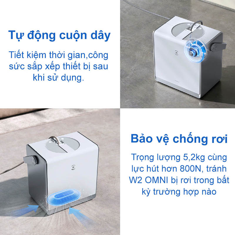 Robot lau kính Ecovacs Winbot W2 Omni