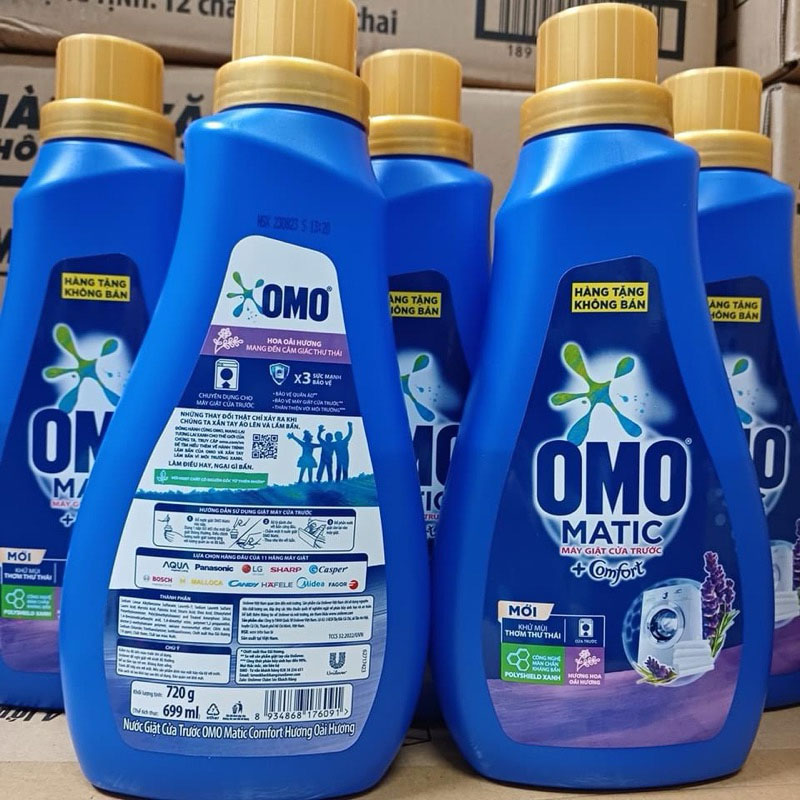 Nước giặt Omo Matic cửa trước