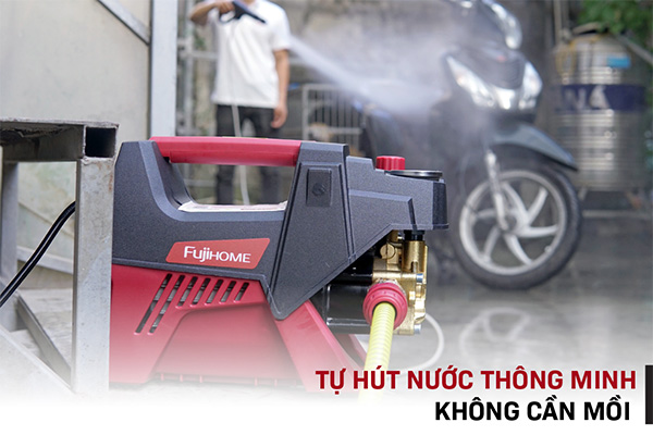 Máy rửa xe mô tơ từ Fujihome PWX5B