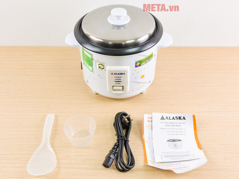 Nồi cơm điện Alaska 1.2 lít CR-12