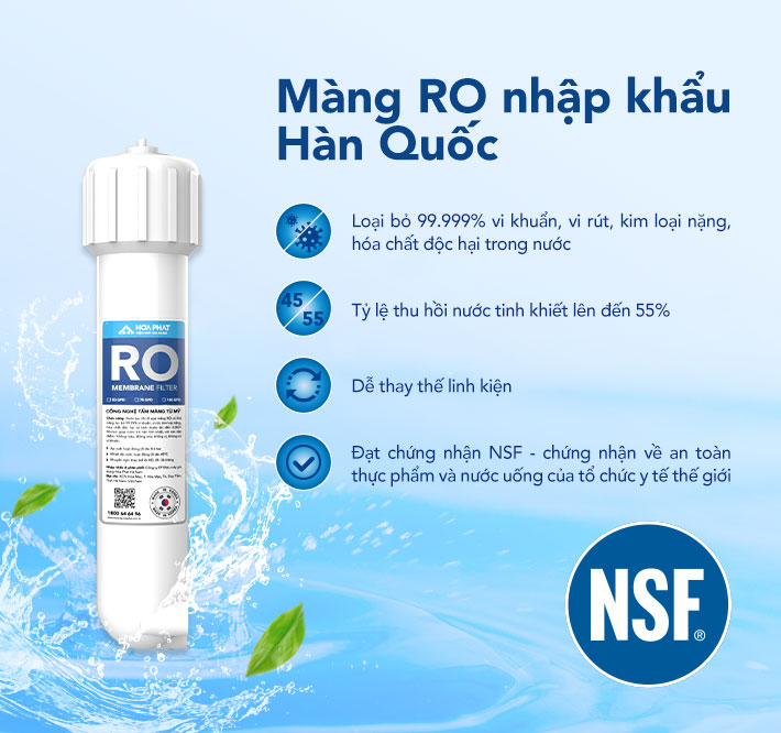 Máy lọc nước RO Hòa Phát  