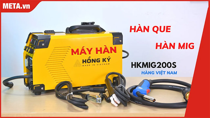 Máy hàn MIG không dùng khí Hồng Ký HKMIG200S