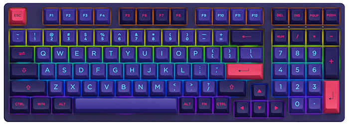 Bàn phím cơ AKKO 3098 Neon