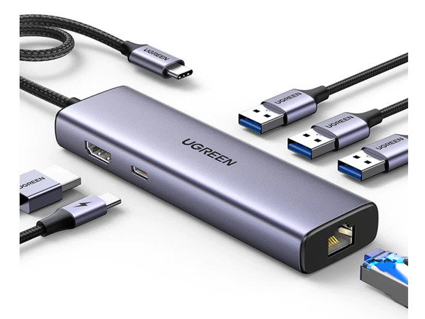 Hub chia USB-C Ugreen 15598 có 3 cổng USB A