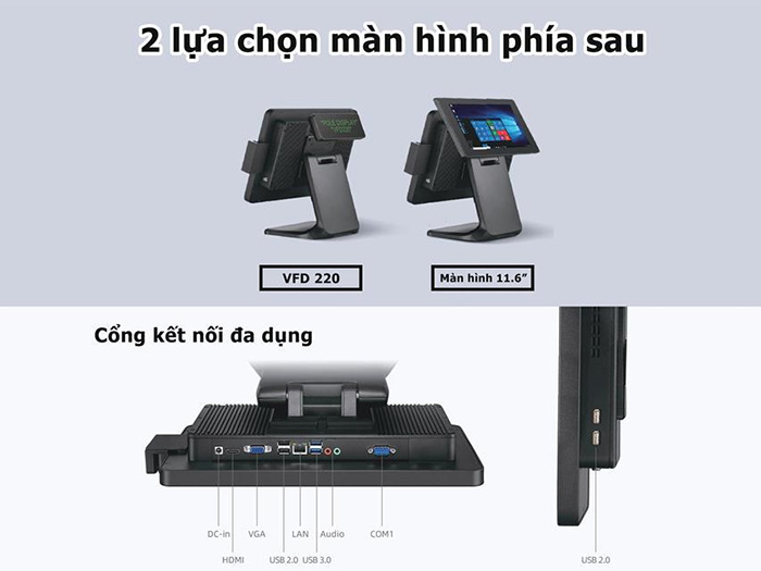 Máy tính tiền cảm ứng Teki NF15 Plus