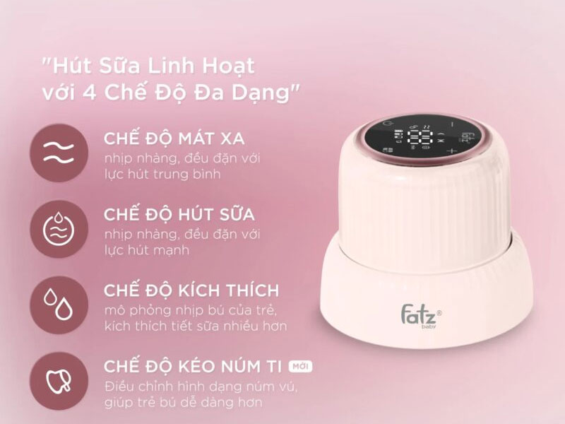 Máy hút sữa điện đôi Fatzbaby Resonance 7 FB1176MB