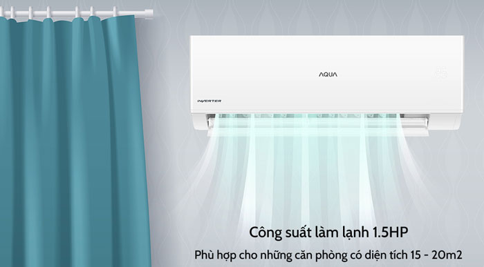 Công suất làm lạnh 1.5HP