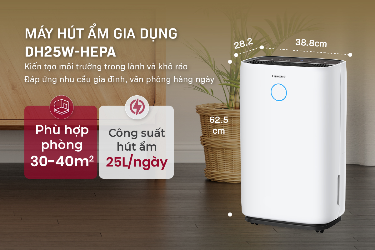 FujiHome DH25W-HEPA