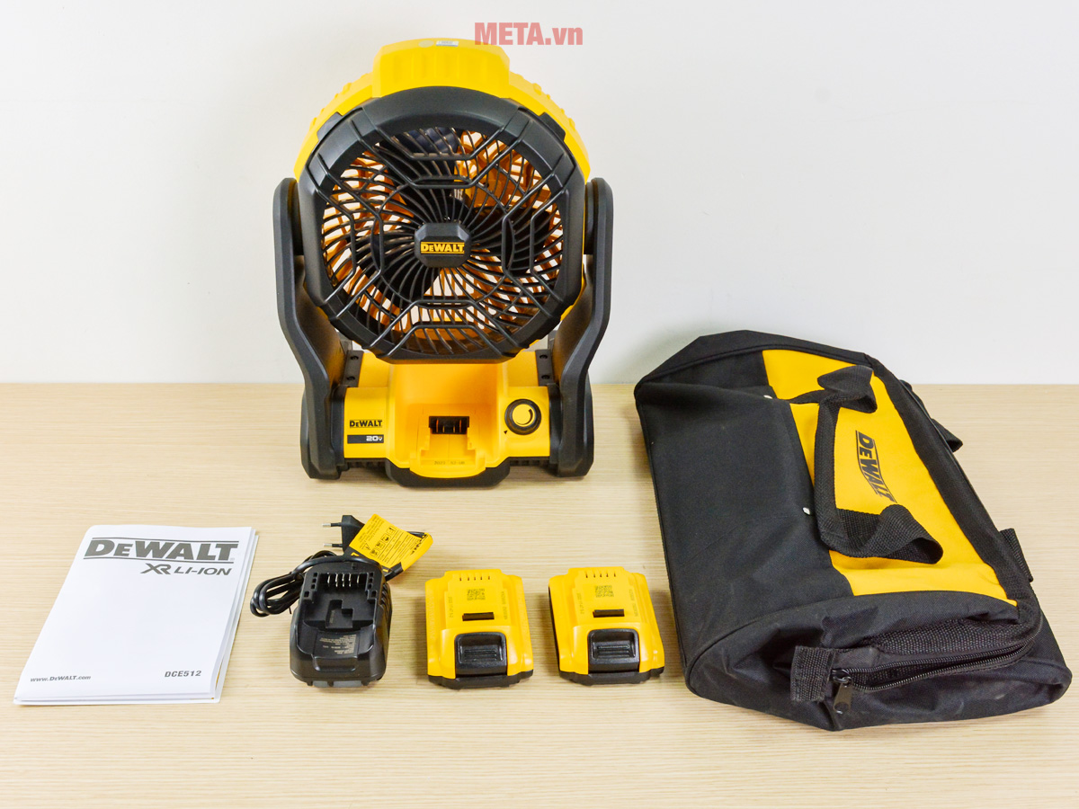 Quạt dùng pin Dewalt DCE512D2