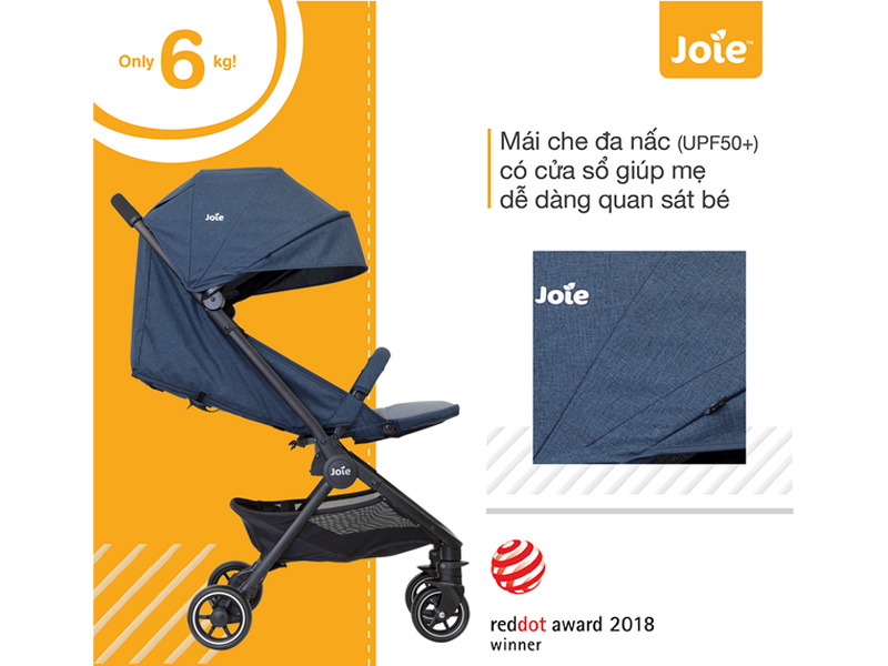 Xe đẩy trẻ em Joie Pact Laurel