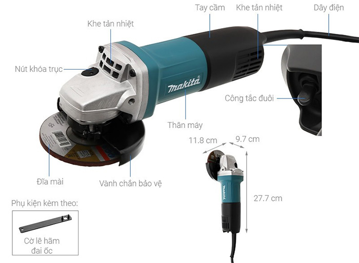 Máy mài góc Makita 9553B