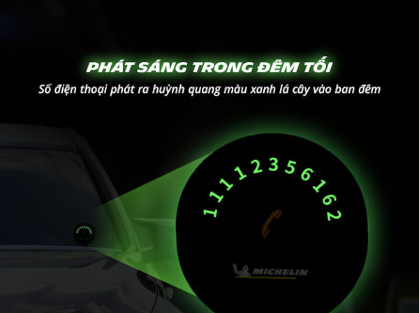 Bảng số điện thoại đỗ xe  