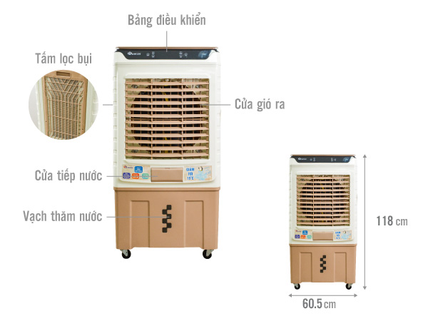 Máy làm mát không khí Sowun SW 892LX (892S)