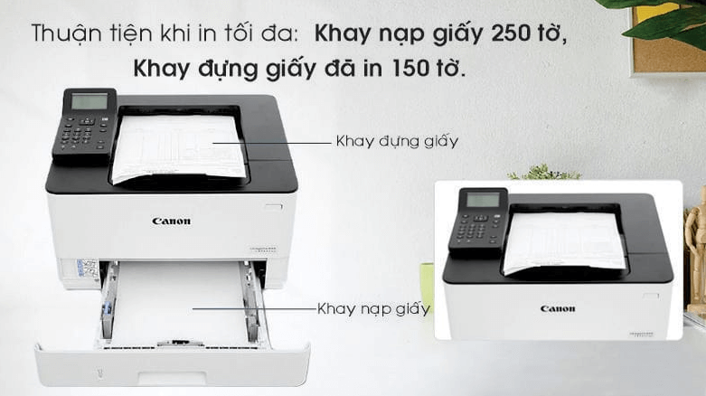 Khay đựng giấy của máy in laser đen trắng Canon LBP 223DW