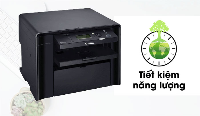 Máy in Canon MF3010 có khả năng tiết kiệm điện năng hiệu quả