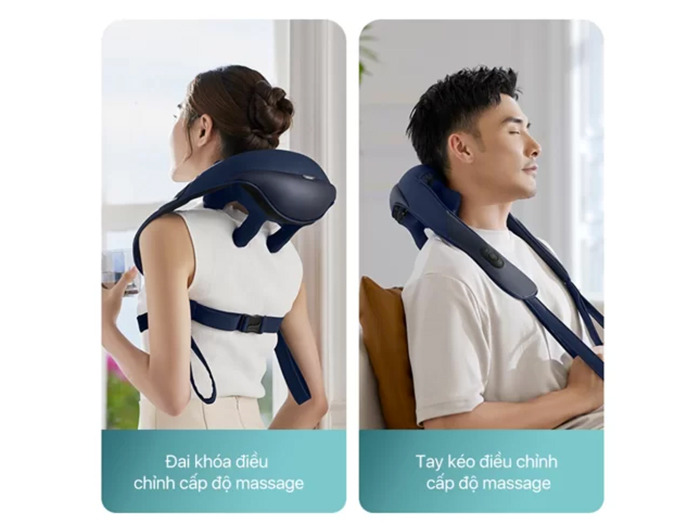 Sử dụng máy massage giảm căng thẳng 