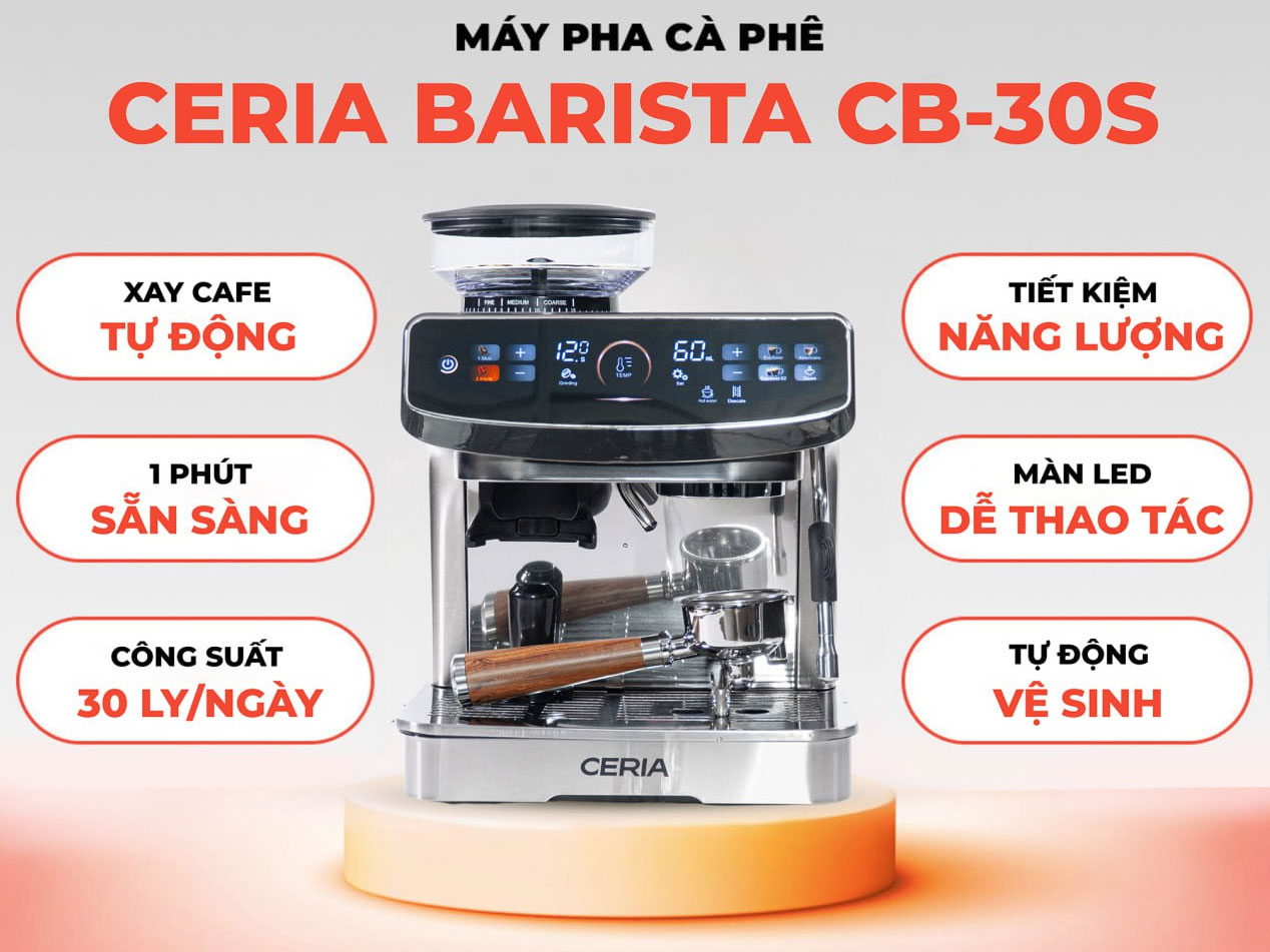 Máy pha cà phê Ceria Barista CB-30S