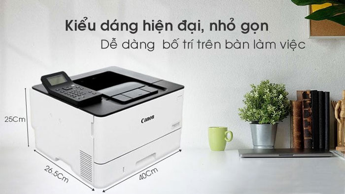 máy in Canon LBP233DW có kiểu dáng hiện đại