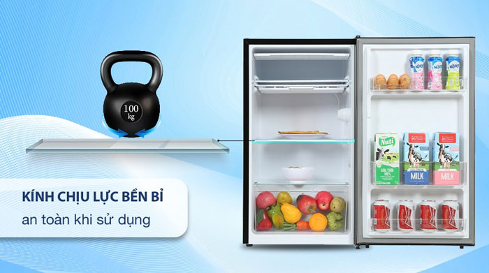 tủ lạnh Electrolux EUM0930BD VN có hệ thống khay kệ chịu lực tốt